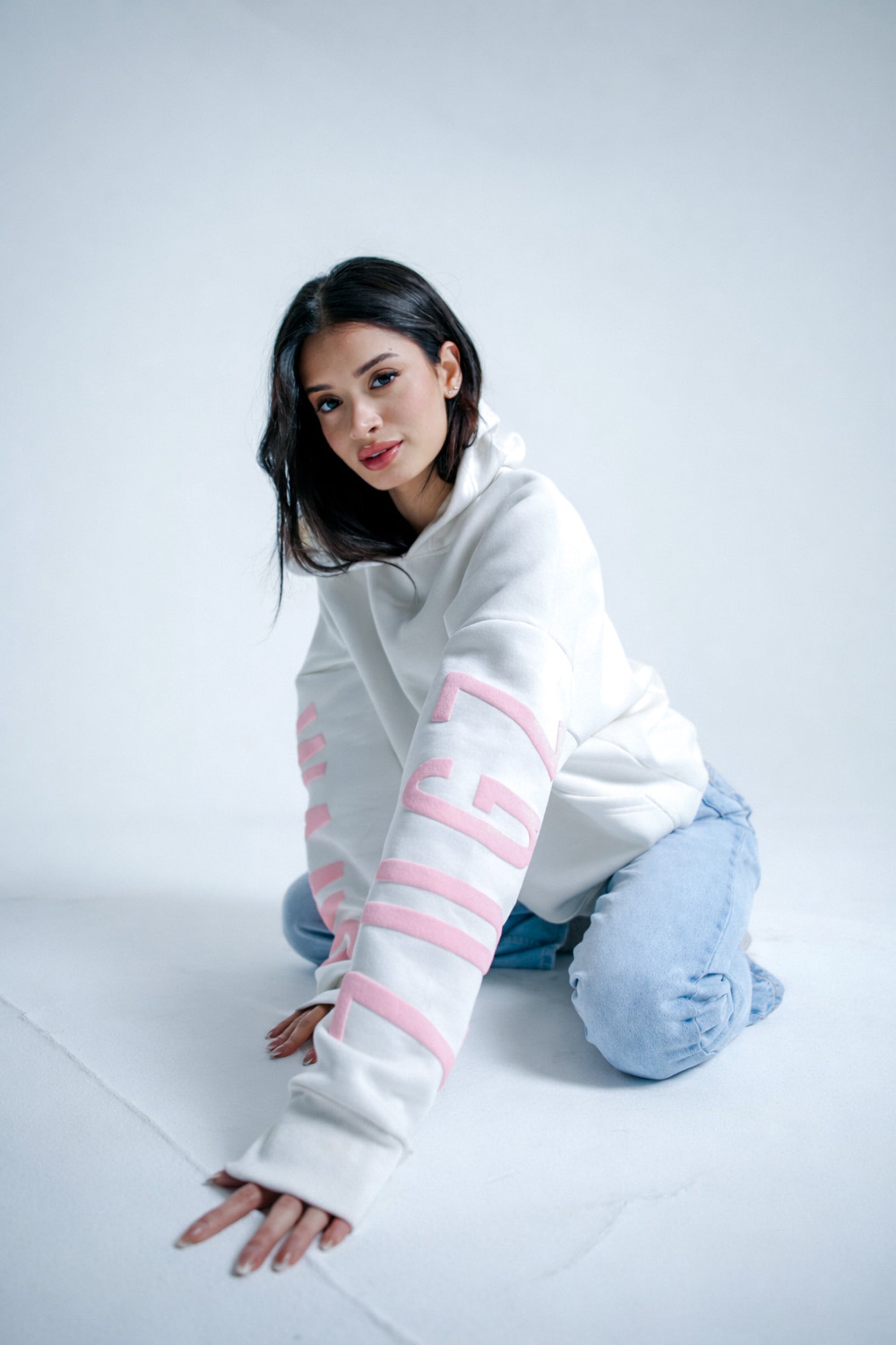 ZZ Reign White Hoodie